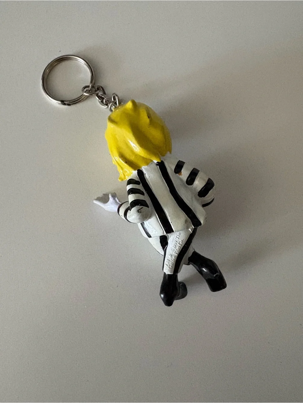 Rare Vintage BEETLEJUICE 1989 Geffen Animated Series Figural Key chain